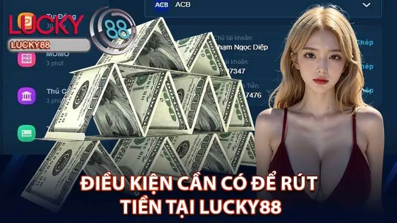 Chi tiết các bước rút tiền tại Lucky88