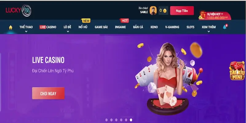 Các bước đăng ký tài khoản để tham gia cá cược casino lucky88